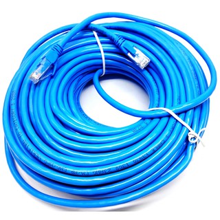 สาย LAN CAT6 Indoor (ภายใน) สีฟ้า ความยาว 30 เมตร