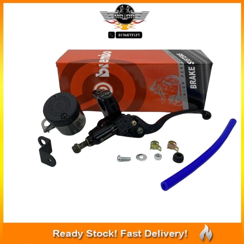 RACING RIGHT SIDE MASTER PUMP SET ชุดเต็มชุดพร้อมท่อ Z BRACKET BLUE RIGHT SIDE