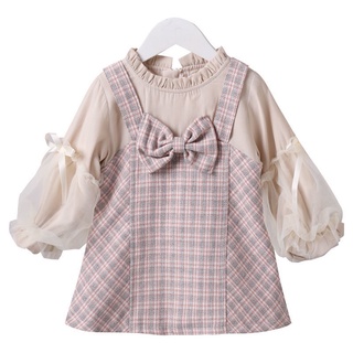 childrens clothing princess dress long-sleeved baby small fragrance skirt