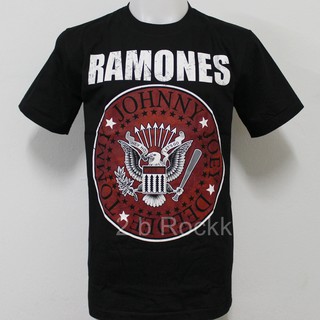 เสื้อวง Ramones เสื้อยืด เสื้อ ราโมนส์ size ยุโรป SR239