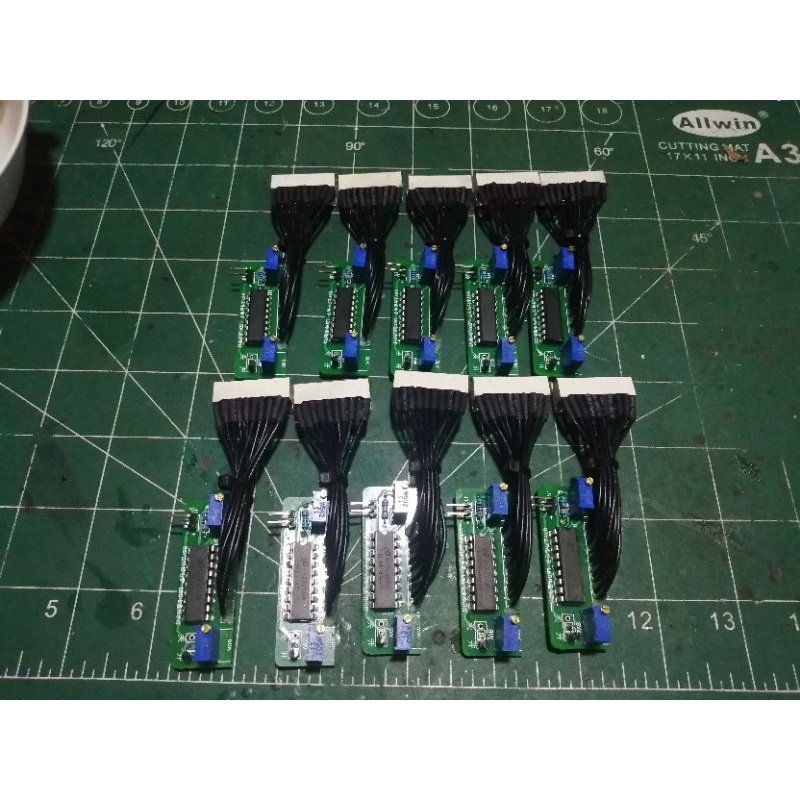 วัดแบตไฟ10ขีด (แบบย้ายหลอด)​