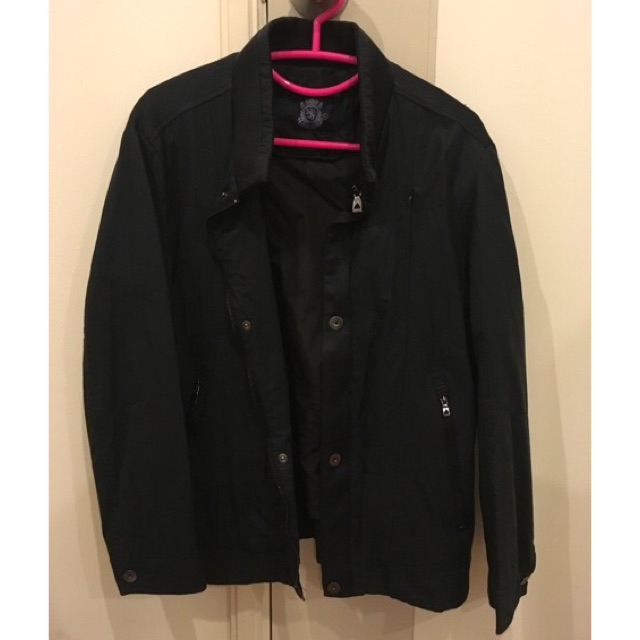 เสื้อกันหนาว แจ็คเก็ตมือสอง แบรนด์AllZ สีดำ Size L