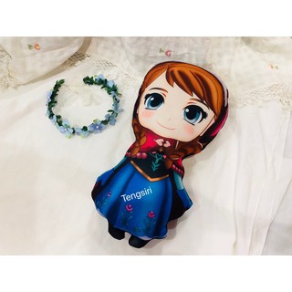 หมอนตุ๊กตาแอนนา พิมพ์ลาย3D ขนาดยาว 50 เซนติเมตร