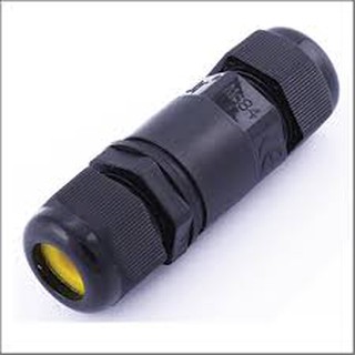 คอนเนคเตอร์กันน้ำ Waterproof Connector IP68 Black colour M684*3p