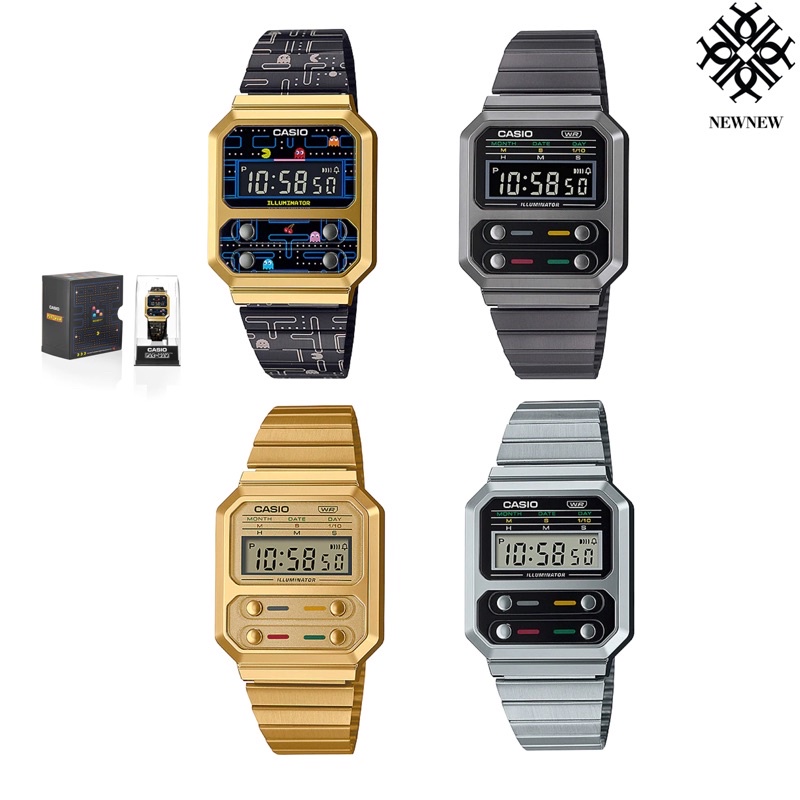 CASIO NORMAL LINE A100WE-1A A100WEG-9A A100WEGG-1A A100WEPC-1B ของแท้ ...