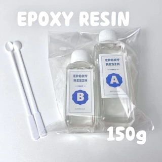 Epoxy resin น้ำยาเรซิ่น อีพ็อกซี่ เรซิ่น ผสมง่าย สัดส่วน 2:1 สูตรใส กลิ่นไม่ฉุน แถมคู่มือการใช้งานและไม้คน