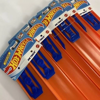 Hot Wheels Track ราง ตรง ลิขสิทธิ์แท้ ยาว 122Cm. และ 90cm. และ รางโค้ง พร้อมตัวล็อค รุ่นใหม่ยืดหยุ่นได้ โค้งได้ HFG83 #