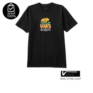 เสื้อยืดVANS X CRAYOLA HOT FLOWER SS CRAYOLA BLACK สินค้ามีประกันแท้