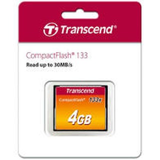 CompactFlash Card 4GB : CF133X : TS4GCF133 : Transcend