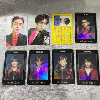 พร้อมส่ง ขายเหมา ไม่ขายแยก การ์ด nct 2020 arrival id access มาร์ค เจโน่ แทยง ลูคัส เซียวจวิ้น