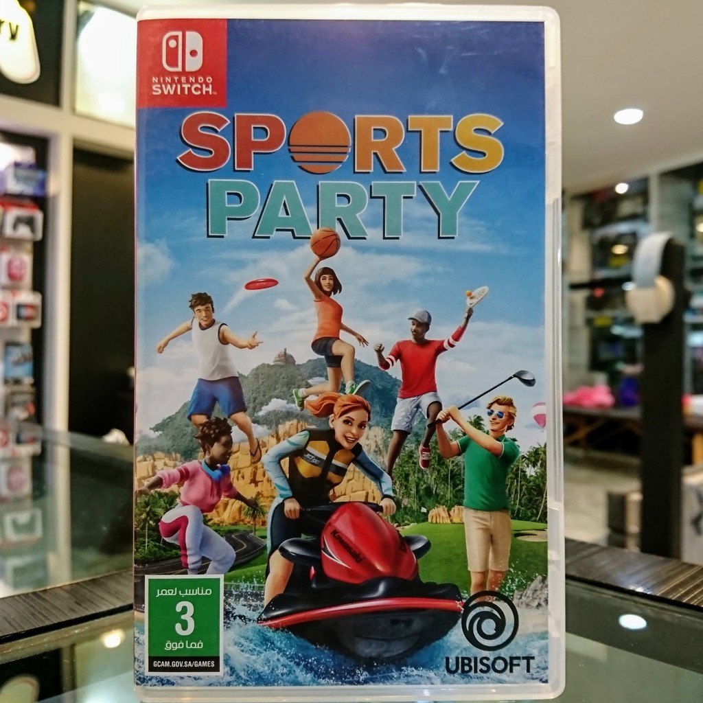 (ภาษาอังกฤษ) มือ2 Sports Party แผ่นเกม Nintendo Switch ตลับเกม NSW มือสอง (เล่น2คนได้ เกมกีฬา)