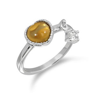 Mizuchol-แหวนเสริมดวงความรักสำหรับคนวันอังคาร Darling ring พลอย Citrine (RD)