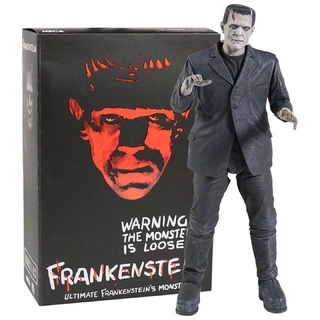 NECA Ultimate Frankensteins Monster Black &amp; White Action Figure 18 cm (ขาว/ดำ) งานแท้