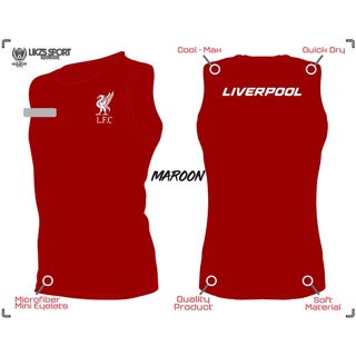 Liverpool FC (DX2-NK) เสื้อฟุตบอล แขนกุด ผ้าไมโครไฟเบอร์ แห้งเร็ว น้ําหนักเบา