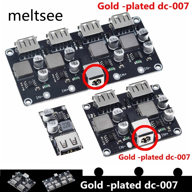 อุปกรณ์ชาร์จ Usb Qc 3.0 Qc 2.0 Dc - Dc Buck 6-32 V 9v 12v 24 V แบบชาร์จเร็ว 5v