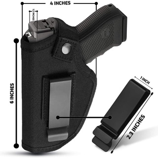ซองขวาซ้าย owb iwb สากลสำหรับภายในปกปิดพกซองสำหรับ G17 19 23 25 26 27 29 30 32 33 38 42 43วินาทีและ W M &amp; P