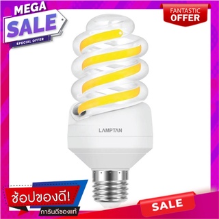 หลอด LED เกลียวไล่ยุง 15 วัตต์ YELLOW E27 LAMPTAN หลอดไฟ LED LED LAMP SPIRAL ANTI MOSQUITO LAMPTAN 15W YELLOW E27