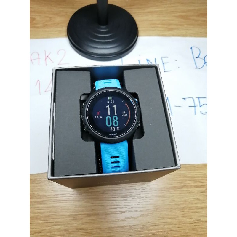 Garmin​ Forerunner​945เครื่อง​ศูนย์​ไทย​Gis​มือสอง​เมนูไทยเรือน​ด​ำ​สาย​ฟ้า​สภาพ​สวยอายุใช้งาน​1​วัน