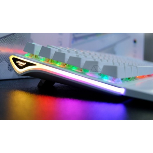 NUBWO X30 TERMINATOR RGB Mechanical Gaming Keyboard คีย์บอร์ดเกมมิ่ง สีขาว