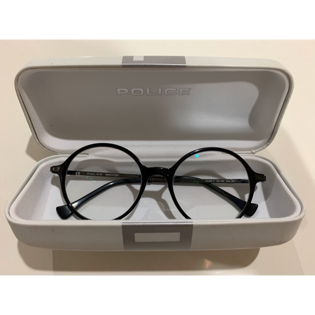 ส่งต่อ ❤️กรอบแว่นตาทรงกลม น้ำหนักเบา ยี่ห้อ Police ของแท้ซื้อมาจากร้านแว่นกรุงไทย KT optic