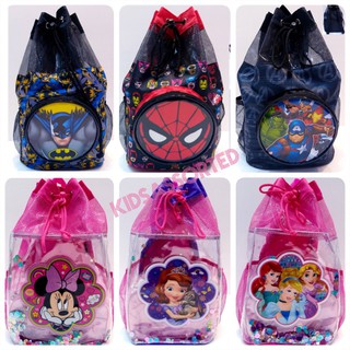 กระเป๋าเป้ถุงหูรูด กระเป๋าใส่ชุดว่ายน้ำ ลายการ์ตูนลิขสิทธิ์ Drawsting Bag สินค้าใหม่ สินค้ายอดนิยม