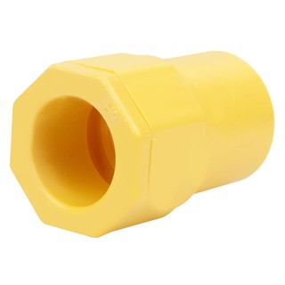 Joints PVC CONNECTOR-TOT SCG 1/2" YELLOW Conduit, accessories Electrical work ข้อต่อ ข้อต่อเข้ากล่อง PVC SCG 1/2 นิ้ว สี