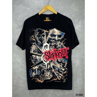 Slipknotเสื้อยืดสีดำสกรีนลายFC238