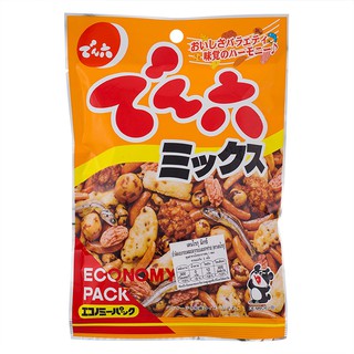 เดนโรกุถั่วลิสงอบกรอบผสมปลากรอบสาหร่าย 62กรัม Denroku Crispy Peanuts Mixed Crispy Fish with Seaweed 62g.