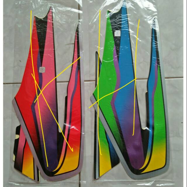 สติ๊กเกอร์ Striping Lisebody rx king 99 ยี่ห้อ AJS