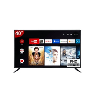 WEYON ทีวี LED 40/43 นิ้ว Smart TV FULL HD แอนดรอยด์ทีวี ดูNetflix Youtube เชื่อมต่อบลูทูธ ประกันศูนย์ 1 ปี W-40wifi