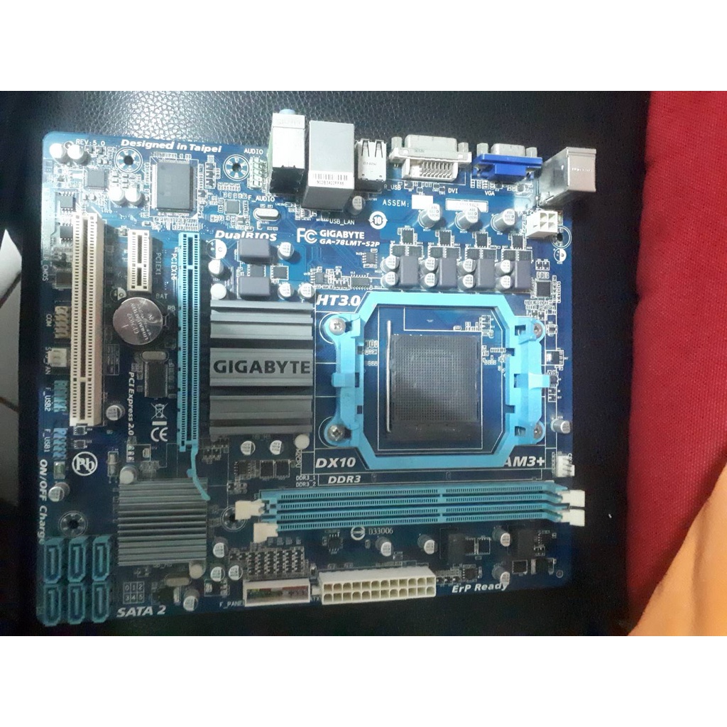 ⚡️เมนบอร์ด GIGABYTE GA-78LMT-S2P Socket AM3+ (มีฝาหลัง)