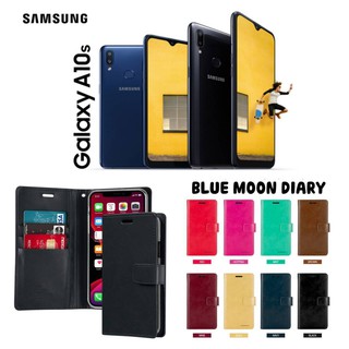 MERCURY GOOSPERY Blue moon DIARY เครสฝาปิดแบบหนัง (ของแท้ 100%) สำหรับ Samsung Galaxy A10s