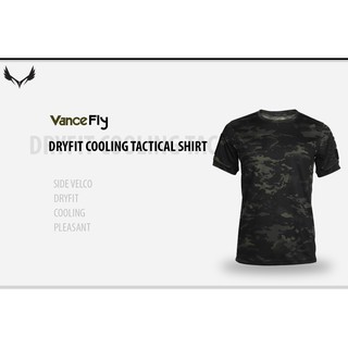 เสื้อยืด Dryfit Cooling Tactical Shirt จาก VanceFly