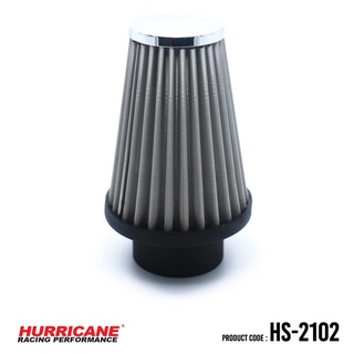 HURRICANE กรองเปลือย ( กรวย ) ( ฐาน4.5" สูง 9" ปาก 3" ) HS-2102 , HS-2102-C