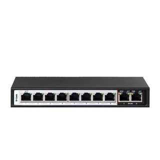 SWITCH &amp; ROUTER DLINK , SWITCH GIGABIT 10 PORT UNMANAGED PoE 250m.