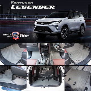 พรมรถยนต์ พรมปูพื้นรถยนต์ TOYOTA FORTUNER LEGENDER ปี 2020-2024 เกียร์ AUTO พรมกระดุม Super Save ชุดเต็มคัน 14 ชิ้น