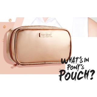 PONY EFFECT MAKEUP POUCH