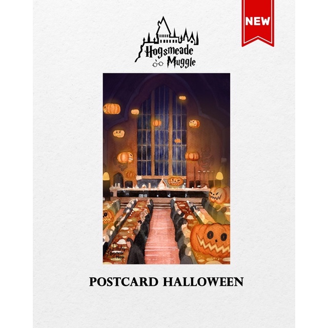 Postcard ver. Hogwarts Halloween