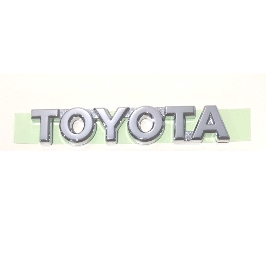 แท้ศูนย์ YARIS logo TOYOTA โตโยต้า โลโก้ป้าย ชุบโครม ตัวหนังสือ โครเมี่ยม โตโยต้า ยาริส ทุกรุ่น