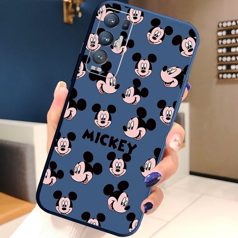 เคสซิลิโคนนิ่ม ขอบตรง ลายมิกกี้เมาส์ สําหรับ OPPO Reno6 Z 5G Reno 5 Pro 4 4G 3 Reno2 Z F - รูปที่ 4