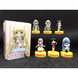 ดิจิทัลเลดี้ โชบิท Candy Toy Trading Figure Chobits Bottle Mascot Figure (Set of 6) by Amada