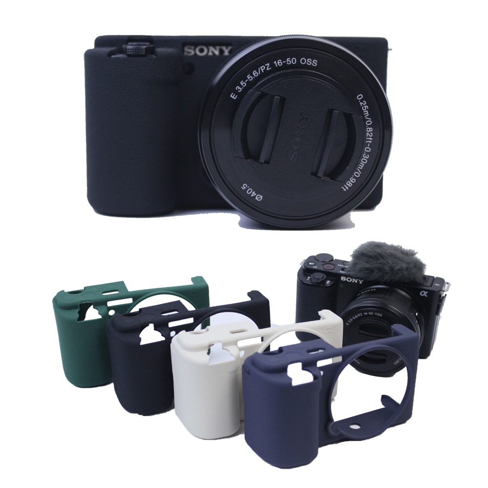 เคสยางซิลิโคนนิ่ม สําหรับกล้อง Sony ZVE10 Sony ZV-E10 ZVE10
