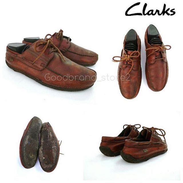 Clarks boat shoes พื้นแยม ของแท้
