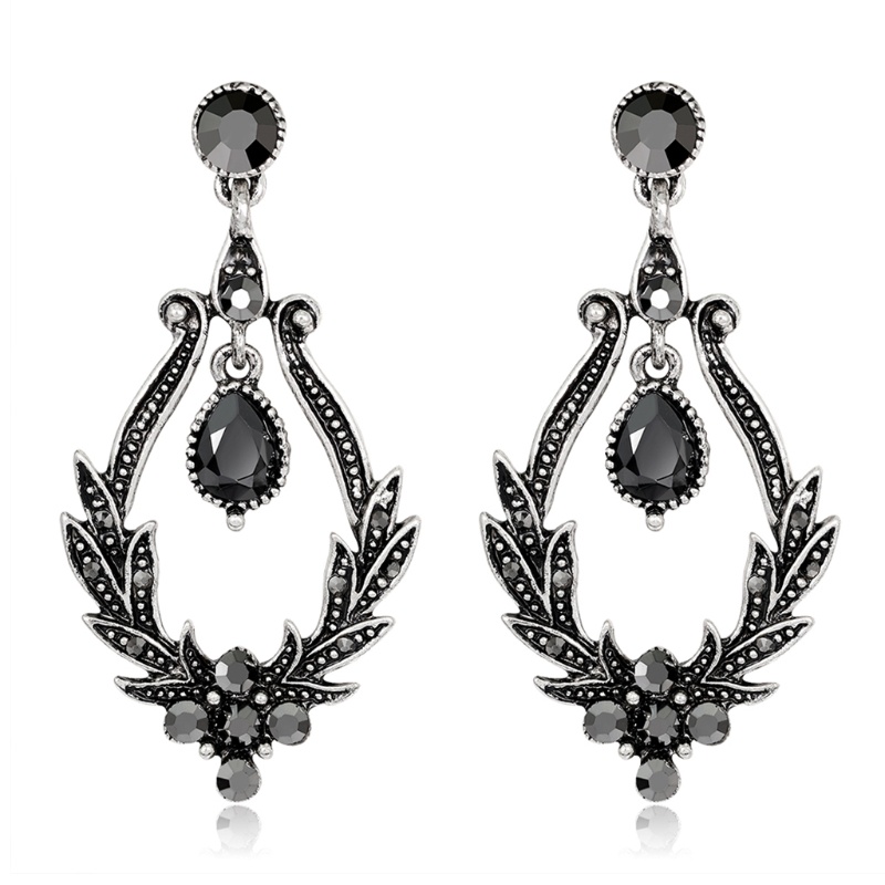 Fashion Rhinestones Retro Bohemian Ethnic Antique  Earrings Dangl