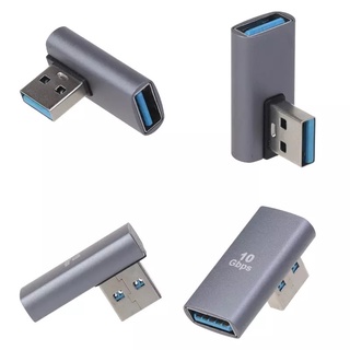 USB ชาย USB C หญิง90องศา USB3.0 Type C สายเชื่อมต่อ10Gbps ข้อมูล transfer สำหรับแล็ปท็อป