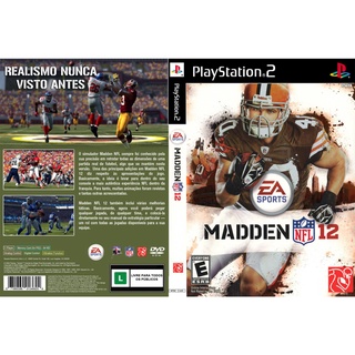 แผ่นเกมส์ PS2 NFL Madden 12   คุณภาพ ส่งไว (DVD)