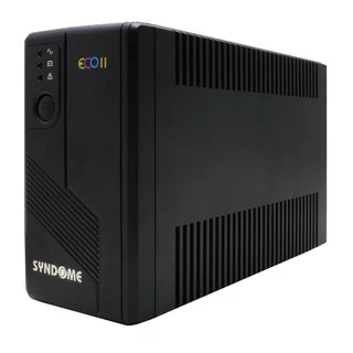 UPS (เครื่องสำรองไฟฟ้า) SYNDOME รุ่น ECO II-800 (800 VA/360 WATT) (1000VA/630W) รับประกัน 2 ปี