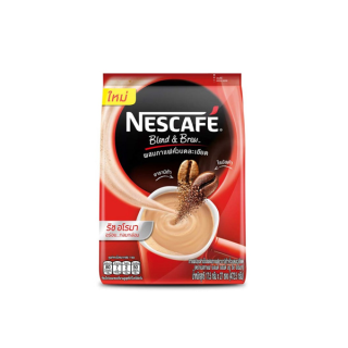 NESCAFE เนสกาแฟ กาแฟปรุงสำเร็จ เบลนด์แอนด์บลูริชอะโรมา 17.5 กรัม X27ซอง