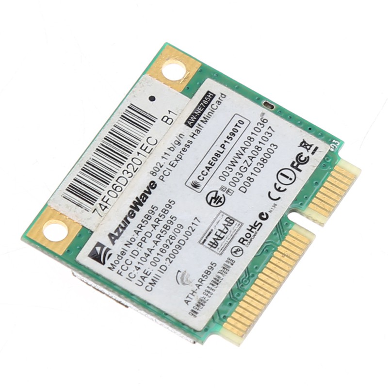 AR9285 AR5B95 Half Height Mini PCI-E 150Mbps Wireless Wlan WiFi Card