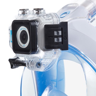 Decathlon SUBEA ที่ยึดกล้องกันน้ำสำหรับหน้ากากดำน้ำตื้น Easybreath (โปร่งใส)